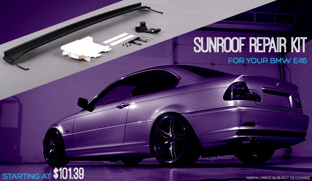 Bmw 325i sunroof repair kit #5