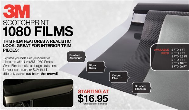 3M Scotchprint 1080 Films