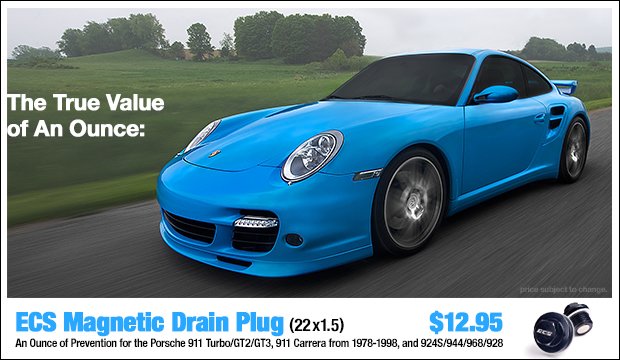 ECS Magnetic Drain Plug - Porsche