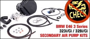 BMW E46 323i/Ci 328i/Ci Secondary Air Pump Kits