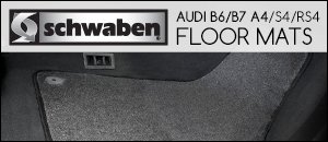 Audi B6/B7 A4/S4/RS4 Schwaben Floor Mats