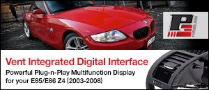 P3 Cars Vent Integrated Digital Interface - BMW Z4