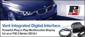 P3 Cars Vent Integrated Digital Interface - BMW F30