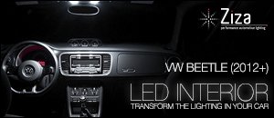 Volkswagen 2012 Beetle LED Interior Lighting