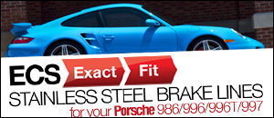 Porsche 986/996/996T/997 ECS Exact-Fit Brake Lines
