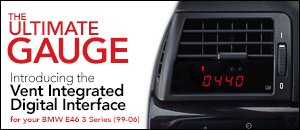 P3 Cars Vent Integrated Digital Interface - BMW E46