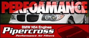 Pipercross Performance Air Filters - BMW N54 Engines