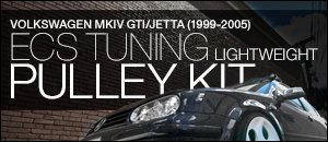 Volkswagen MKIV VR6 12v ECS Lightweight Pulley Kit