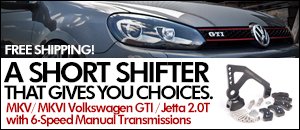 MKV/MKVI VW ECS Short Shift Kits - 2.0T 6-Speed Manual
