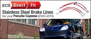 Porsche Cayenne ECS Exact-Fit Brake Lines