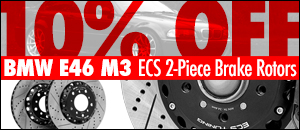 BMW E46 M3 ECS 2-Piece Brake Rotors