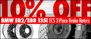 BMW E82/E88 135i ECS 2-Piece Brake Rotors