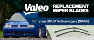 Valeo Wiper Blades for MKIV Volkswagen - On Sale!