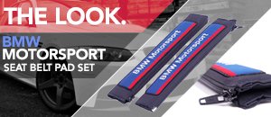 BMW Motorsport Seat Belt Pad Set