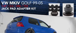 VW MKIV Golf Jack Pad Adaptor Set