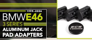 BMW E46 3-Series Aluminum Jack Pad Adapters