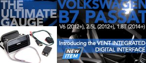 VW B7 Passat P3Cars Digital Vent Gauge