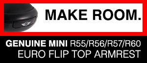MINI Gen. II Euro Flip Top Armrest
