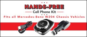 Mercedes-Benz W204 Hands-Free Cell Phone Kit