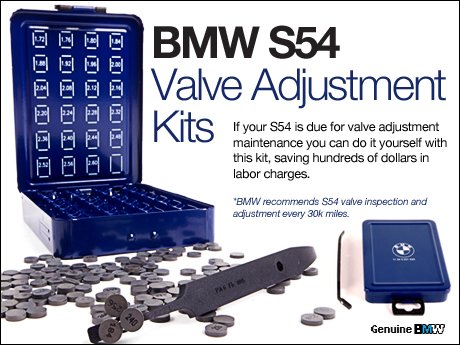 Bmw valve adjustment kit #3