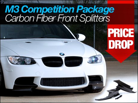 Bmw carbon fiber front splitter m3 #5