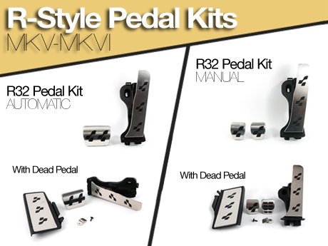 VW MKV VI RLine Pedal Sets
