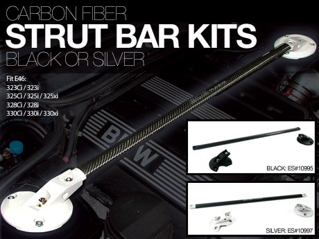 Bmw e46 carbon fiber strut bar #3